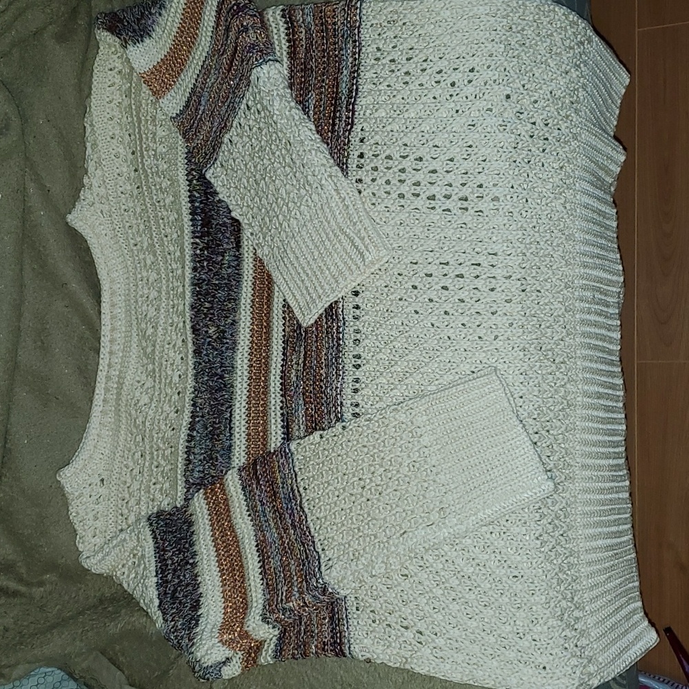 Ces Femme Open Knit Sweater, 2XL